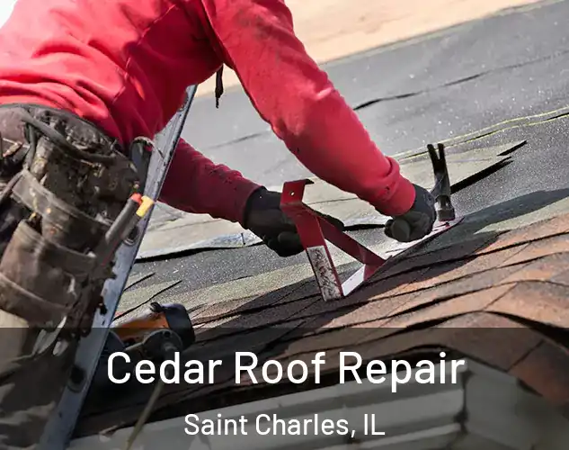  Cedar Roof Repair Saint Charles, IL